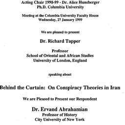 Announcements, 1999-01-27. ...