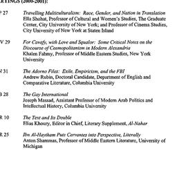 Schedules, Comparative Stud...