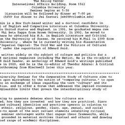 Announcements, 2001-01-31. ...