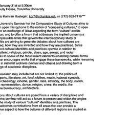 Announcements, 2000-01-31. ...