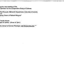 Announcements, 2000-02-28. ...