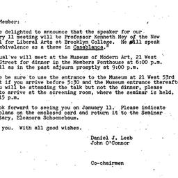 Announcements, 1978-12-28. ...