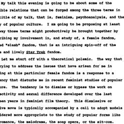 Speaker's paper, 1990-0...