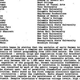 Minutes, 1989-12-14. Cinema...