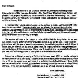 Announcements, 1990-11-24. ...
