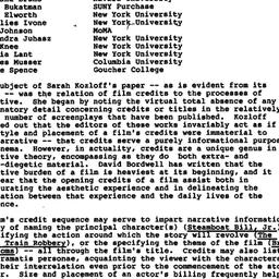 Minutes, 1990-10-25. Cinema...