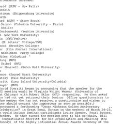Minutes, 2001-01-18. Cinema...