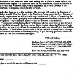 Announcements, 1994-02-08. ...