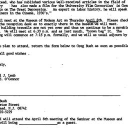 Announcements, 1982-03-23. ...