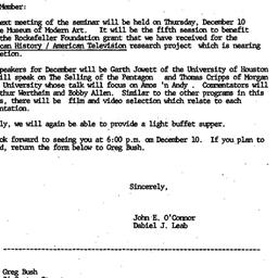 Announcements, 1981-11-24. ...