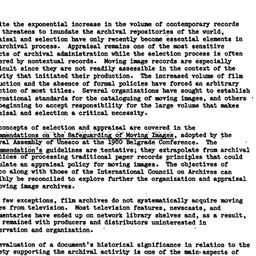 Minutes, 1983-12-08. Cinema...