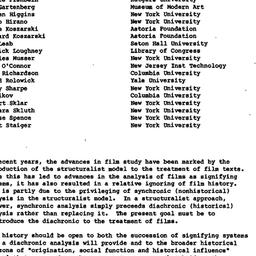 Minutes, 1983-11-10. Cinema...