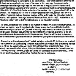 Announcements, 1986-10-28. ...
