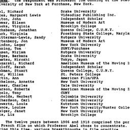 Minutes, 1987-03-19. Cinema...