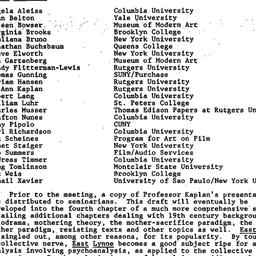Minutes, 1986-11-13. Cinema...