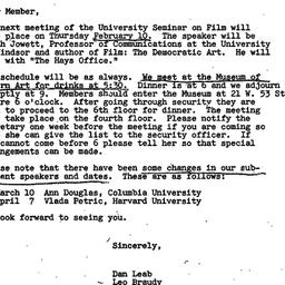 Announcements, 1977-01-27. ...