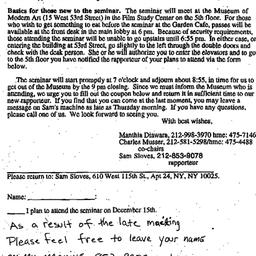 Announcements, 1994-12-04. ...