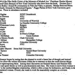 Minutes, 1994-10-20. Cinema...