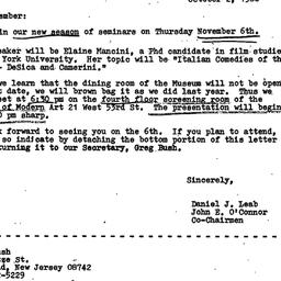 Announcements, 1980-10-02. ...