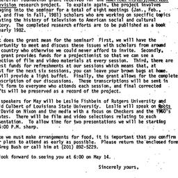 Announcements, 1981-04-20. ...