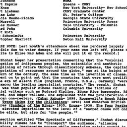 Minutes, 1993-03-25. Cinema...