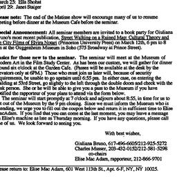 Announcements, 1993-02-05. ...