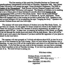 Announcements, 1992-09-05. ...
