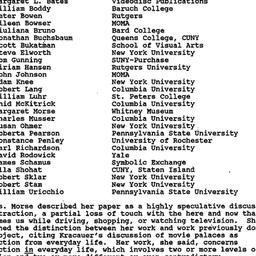 Minutes, 1989-02-23. Cinema...