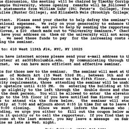 Announcements, 1997-12-11. ...