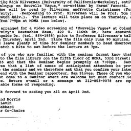 Announcements, 1998-04-02. ...