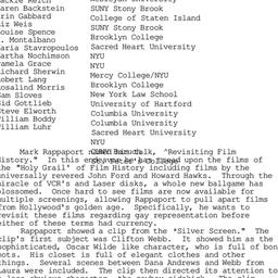 Minutes, 1997-09-18. Cinema...