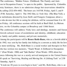 Announcements, 1998-03-16. ...