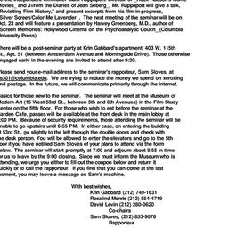 Announcements, 1997-09-04. ...