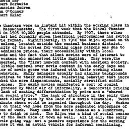 Minutes, 1979-10-18. Cinema...