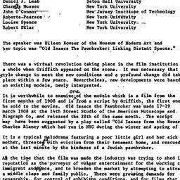Minutes, 1983-02-10. Cinema...