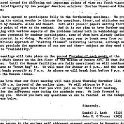 Announcements, 1982-10-11. ...