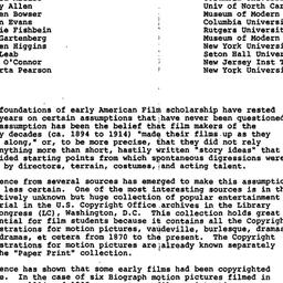 Minutes, 1983-05-12. Cinema...
