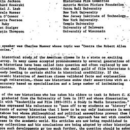 Minutes, 1982-12-16. Cinema...
