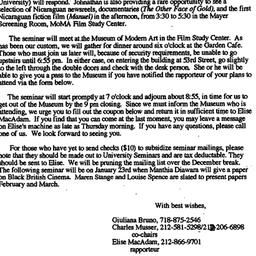 Announcements, 1991-11-26. ...