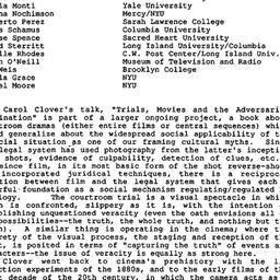 Minutes, 1996-10-03. Cinema...