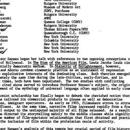 Minutes, 1985-09-19. Cinema...