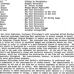 Minutes, 1985-12-12. Cinema...