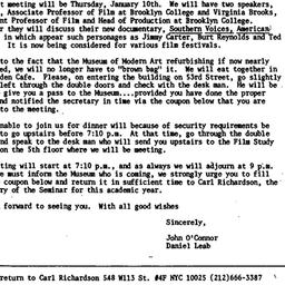 Announcements, 1984-12-20. ...