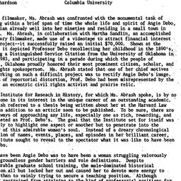 Minutes, 1984-11-15. Cinema...
