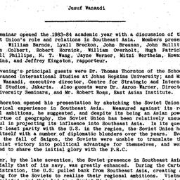 Minutes, 1983-10-05. Southe...