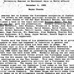 Minutes, 1986-12-04. Southe...