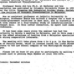 Announcements, 1993-02-13. ...