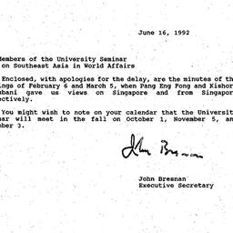 Announcements, 1993-06-16. ...