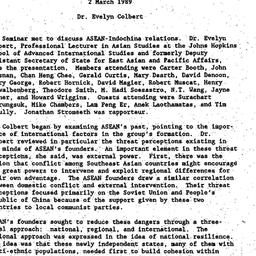 Minutes, 1989-03-02. Southe...
