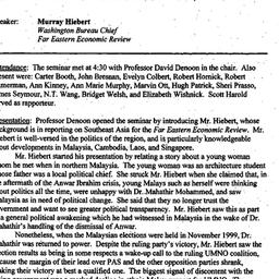 Minutes, 2000-02-03. Southe...